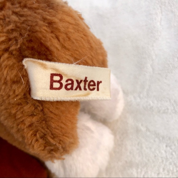 Vintage Dog Plush Baxter Sad Puppy Stuffed Animal - Picture 2 of 7